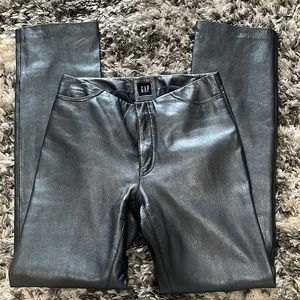 Gap Genuine Leather Pants Women’s Size 4